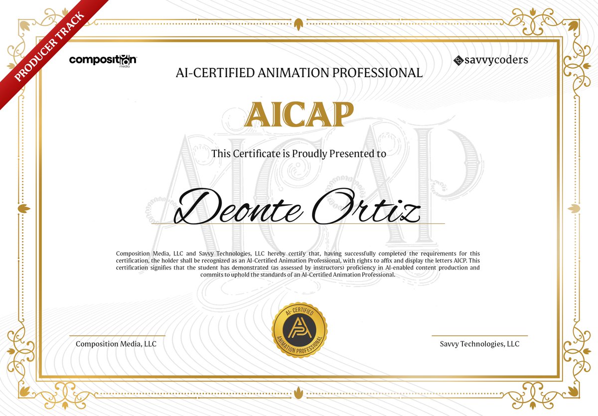 CompMedia21's tweet image. 🚨 Our LAST Preview Night for AI in Animation + Producing for AI Animation is NEXT THURSDAY 6/19 at 6:30 CST.
🎓 2 accredited tracks
📜 Official certificates
🎟️ Register: savvycoders.com/dataanalyticsp…

#AIAnimation #FutureOfStorytelling #SavvyCoders #CreativeCareers