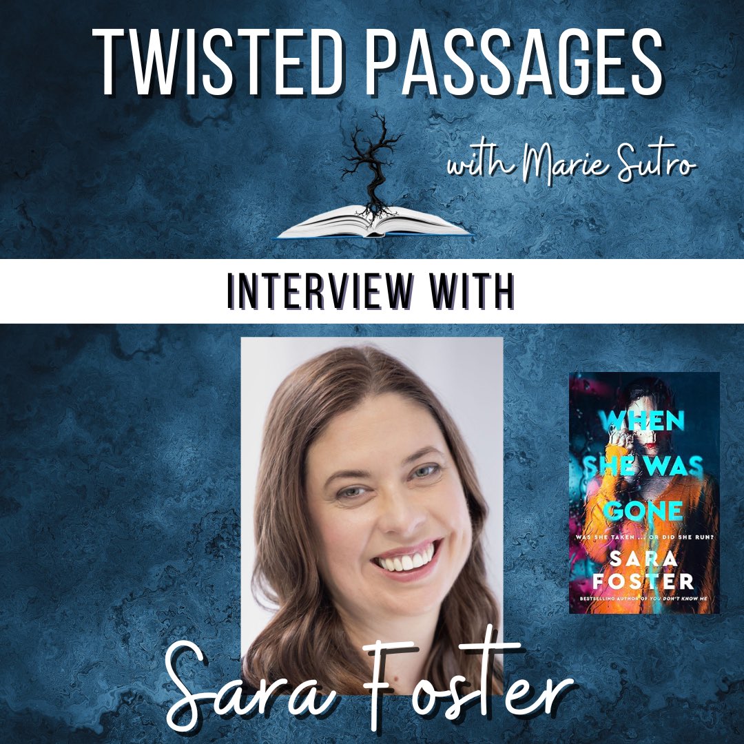 mariesutro's tweet image. Bestselling author, Sara Foster, discusses her fab new thriller, WHEN SHE WAS GONE. “Masterfully told…emotionally gripping and utterly unforgettable…”—NATASHA LESTER, NY Times bestselling author

Watch: youtu.be/zO03B7EftMM

#podcast #interview #readers #booklover #thriller