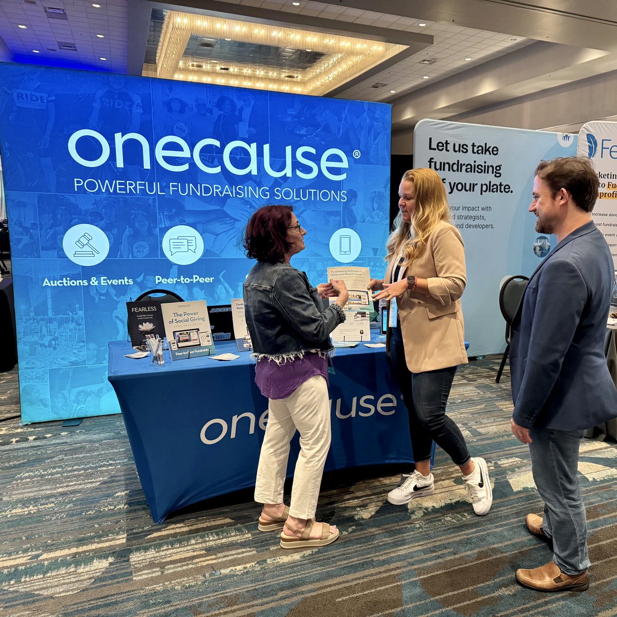 At #PlanetPhilanthropy? So are we! 🤩 We're having a blast building and strengthening connections with fearless fundraisers.

Don't forget to stop by TODAY at 1:30pm for our session, "Piecing Together the Perfect Social Donor Giving Experience."

Thank you, <a href="/AFPFL/">AFP Florida</a>, for hosting.