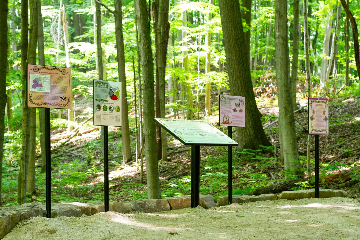 HCA celebrates the opening of The Basadinaa Experience!

The Basadinaa Experience, a new Indigenous-led trail signage journey, is now open in the Dundas Valley Conservation Area, located on the Main Loop. Sharing stories of deep cultural and historic significance.