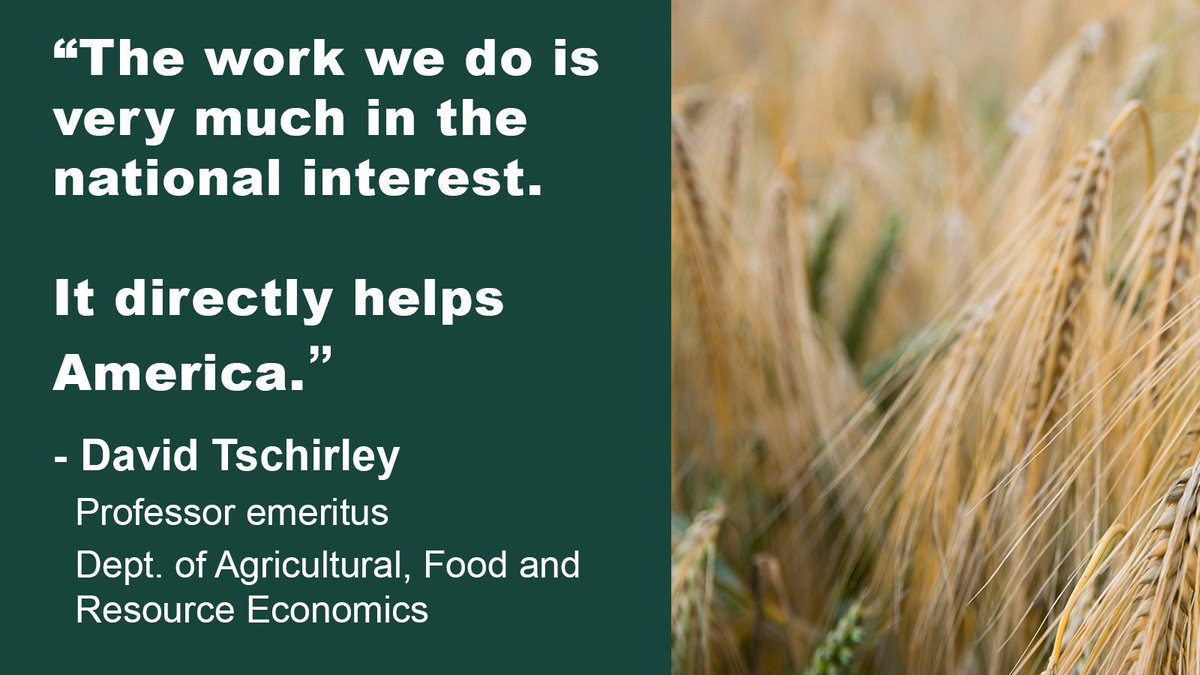 In <a href="/NewYorker/">The New Yorker</a>, <a href="/CANRatMSU/">MSU CANR</a>'s David Tschirley discusses how #USAID research boosts the economy and offers solutions for problems caused by climate change. 

Tschirley is the chair of the committee that oversaw the American innovation labs funded by USAID. newyorker.com/news/the-lede/…