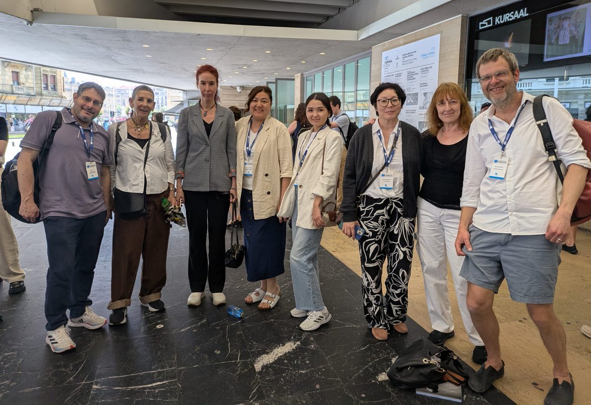 Anastassia Zabrodskaja (@azabrodskaja) on Twitter photo In 2006 I was a starstruck PhD student at my 1st Sociolinguistic Symposium, meeting BIG names like Elana Shohamy, Aneta Pavlenko. Now, 19 years later <a href="/ISBilingualism/">International Symposium on Bilingualism 15</a> , I'm here with my own PhD graduate Dinara Tlepbergen & amazing colleagues.
Still starstruck 💕 <a href="/KursaalDonostia/">Kursaal</a> In 2006 I was a starstruck PhD student at my 1st Sociolinguistic Symposium, meeting BIG names like Elana Shohamy, Aneta Pavlenko. Now, 19 years later <a href="/ISBilingualism/">International Symposium on Bilingualism 15</a> , I'm here with my own PhD graduate Dinara Tlepbergen & amazing colleagues.
Still starstruck 💕 <a href="/KursaalDonostia/">Kursaal</a>