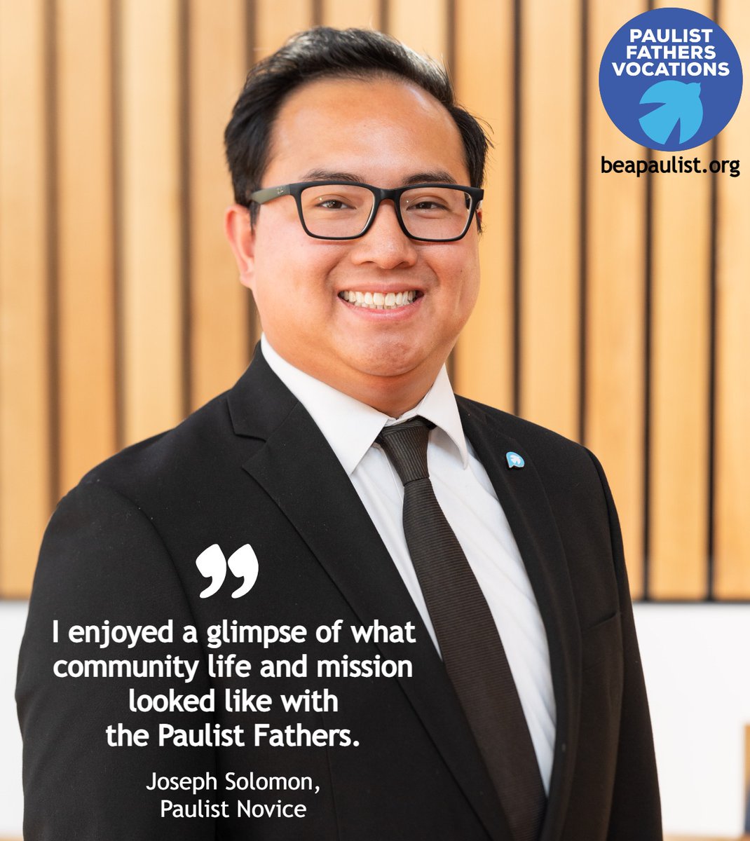 Paulist Vocation (@paulistvocation) on Twitter photo Have you or someone you know ever been curious about exploring religious life & the #priesthood?
Join the great group of discerners already signed up for our July 25-27 Come & See Retreat at <a href="/stpaulnyc/">stpaultheapostlenyc</a>, Mother Church of <a href="/PaulistFathers/">Paulist Fathers</a>.
🌐beapaulist.org/comeandsee Have you or someone you know ever been curious about exploring religious life & the #priesthood?
Join the great group of discerners already signed up for our July 25-27 Come & See Retreat at <a href="/stpaulnyc/">stpaultheapostlenyc</a>, Mother Church of <a href="/PaulistFathers/">Paulist Fathers</a>.
🌐beapaulist.org/comeandsee