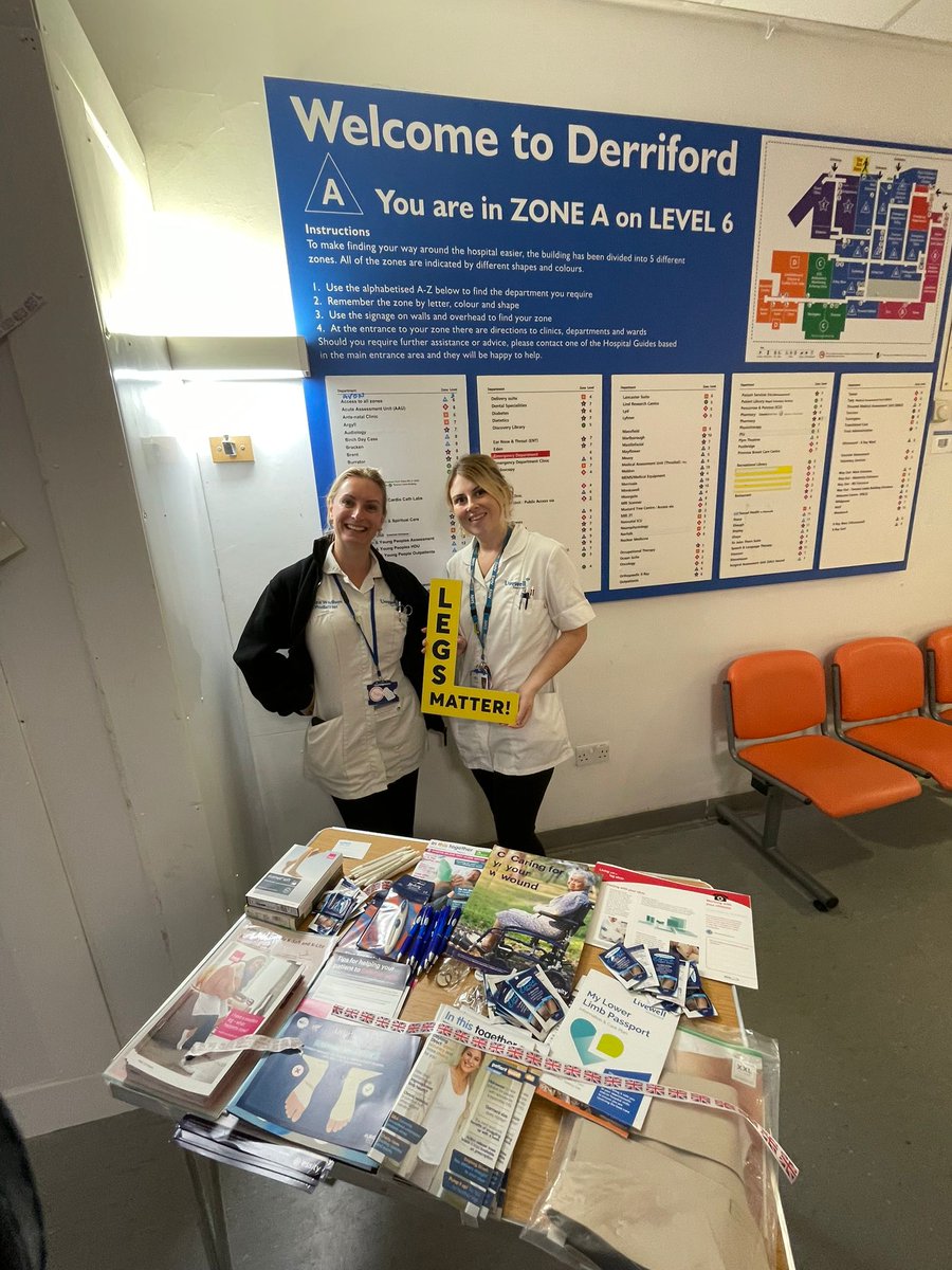 Tissue Viability UHPT (@tvteamderriford) on Twitter photo Promoting <a href="/LegsMatter/">LegsMatter</a> Week with other specialists. Come and see us from 10.30 in the main foyer if you didn't get there today! <a href="/Derriford_Hosp/">Derriford Hospital</a> <a href="/DerrifordNurses/">UHP Nursing 💙</a> <a href="/bengoodwinK/">Ben Goodwin</a> Promoting <a href="/LegsMatter/">LegsMatter</a> Week with other specialists. Come and see us from 10.30 in the main foyer if you didn't get there today! <a href="/Derriford_Hosp/">Derriford Hospital</a> <a href="/DerrifordNurses/">UHP Nursing 💙</a> <a href="/bengoodwinK/">Ben Goodwin</a>