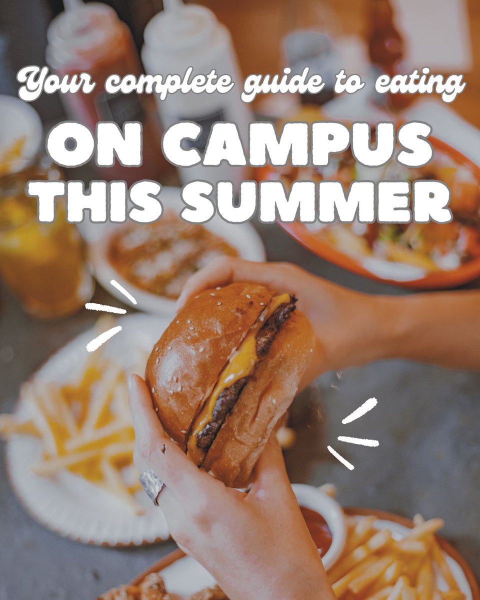 CUBoulderLife's tweet image. 🍔 Campus Dining & Hospitality makes it easy for students, faculty, staff and visitors to find nutritious options with convenient locations across campus. Here’s where you can find food this summer: bit.ly/4kC0fhZ
