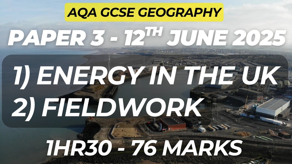 Mr B 🎥 (@mr_bowater) on Twitter photo Revision sessions for <a href="/AlcesterAcademy/">Alcester Academy</a> Y11s Wednesday 11th June:
P3 - Fieldwork - Hall
P4 - H2/H3 - Pre-Release
P5 - Further Maths} Food} Geog
Bring:
- the 2025 Pre-Release
- any fieldwork notes
- equipment/calculator/ruler
2025 Pre-Release recap:
youtu.be/0cxW3lNDzOU?si… Revision sessions for <a href="/AlcesterAcademy/">Alcester Academy</a> Y11s Wednesday 11th June:
P3 - Fieldwork - Hall
P4 - H2/H3 - Pre-Release
P5 - Further Maths} Food} Geog
Bring:
- the 2025 Pre-Release
- any fieldwork notes
- equipment/calculator/ruler
2025 Pre-Release recap:
youtu.be/0cxW3lNDzOU?si…