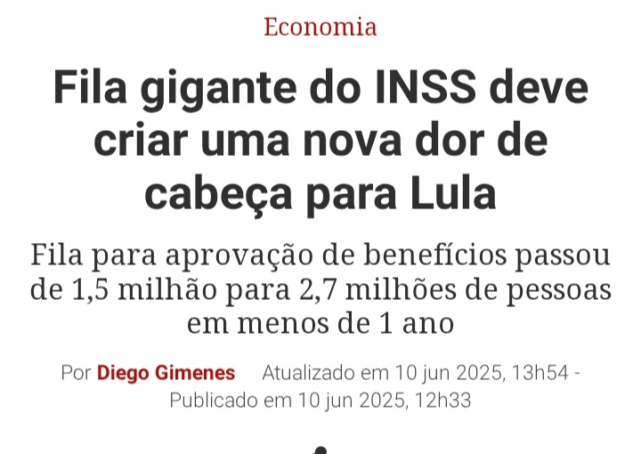 "Ain, nós vamos diminuir a fila do INSS" 🥴