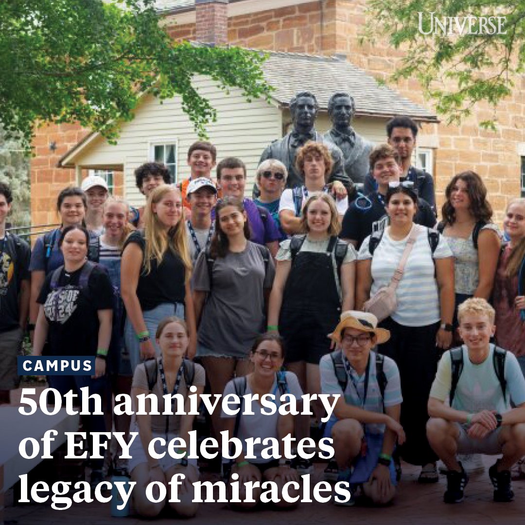 The Especially For Youth program continues to welcome thousands of students every year, 50 years after its founding. By Christian Salazar

Read more at the link in our bio.

#universebyu #efy