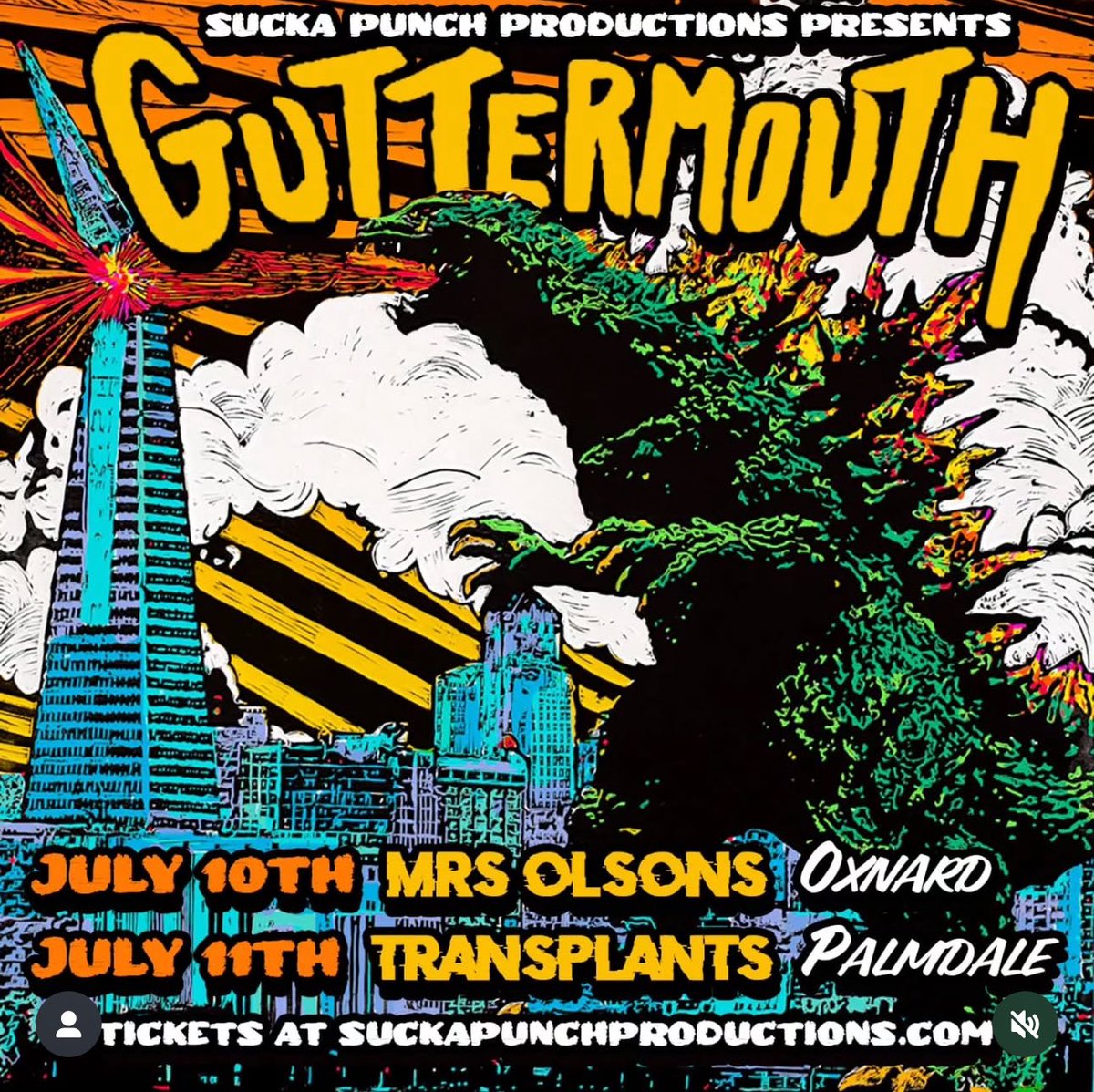 Two more shows!

7/10: suckapunchproductions.com/event/guttermo…

7/11: suckapunchproductions.com/event/guttermo…