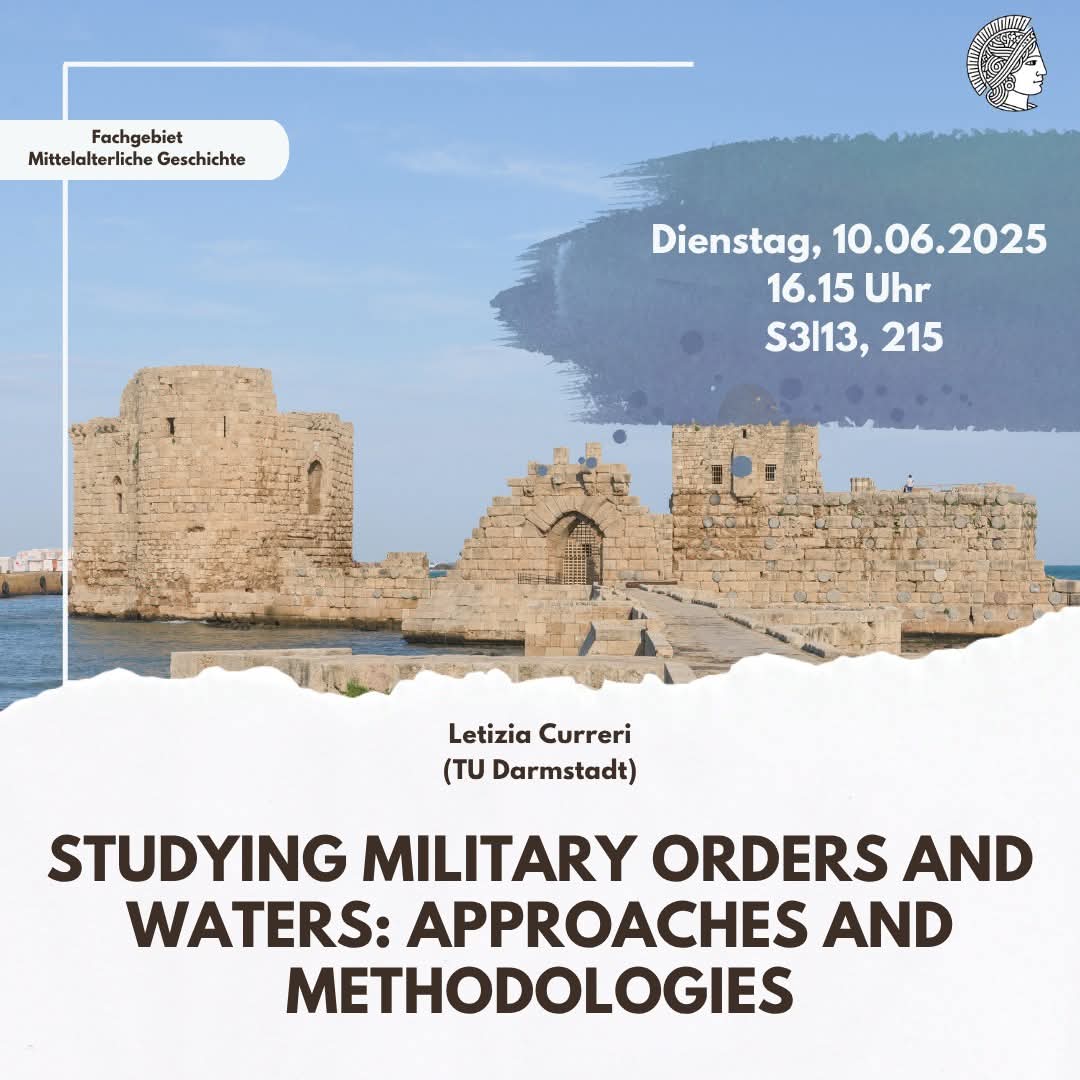Letizia Curreri (@mletiziacurreri) on Twitter photo Grateful to present my PhD research today at <a href="/MachtGeschichte/">Institut für Geschichte Darmstadt</a>, sharing the concepts and methods I’ve been developing for nearly three years.
Thanks to everyone who contributed with valuable feedback!
#PhDLife #HistTwitter #MedievalStudies #MilitaryOrders #WaterHistory #sscle Grateful to present my PhD research today at <a href="/MachtGeschichte/">Institut für Geschichte Darmstadt</a>, sharing the concepts and methods I’ve been developing for nearly three years.
Thanks to everyone who contributed with valuable feedback!
#PhDLife #HistTwitter #MedievalStudies #MilitaryOrders #WaterHistory #sscle
