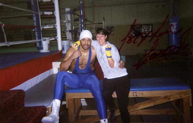 Mary Ann Owen (@boxer751) on Twitter photo Blast From The Past : Year 1996 at the former Golden Gloves Gym in Las Vegas, me with Jorge Luis Gonzales>
Jorge Luis González (born October 19, 1964) ( 6"7" tall )Pro Record : 31-8, 27 KOs is a former heavyweight contender and prospect born in Havana, Cuba.
<a href="/AdamsBoxingShow/">Adams Boxing Show</a> Blast From The Past : Year 1996 at the former Golden Gloves Gym in Las Vegas, me with Jorge Luis Gonzales>
Jorge Luis González (born October 19, 1964) ( 6"7" tall )Pro Record : 31-8, 27 KOs is a former heavyweight contender and prospect born in Havana, Cuba.
<a href="/AdamsBoxingShow/">Adams Boxing Show</a>