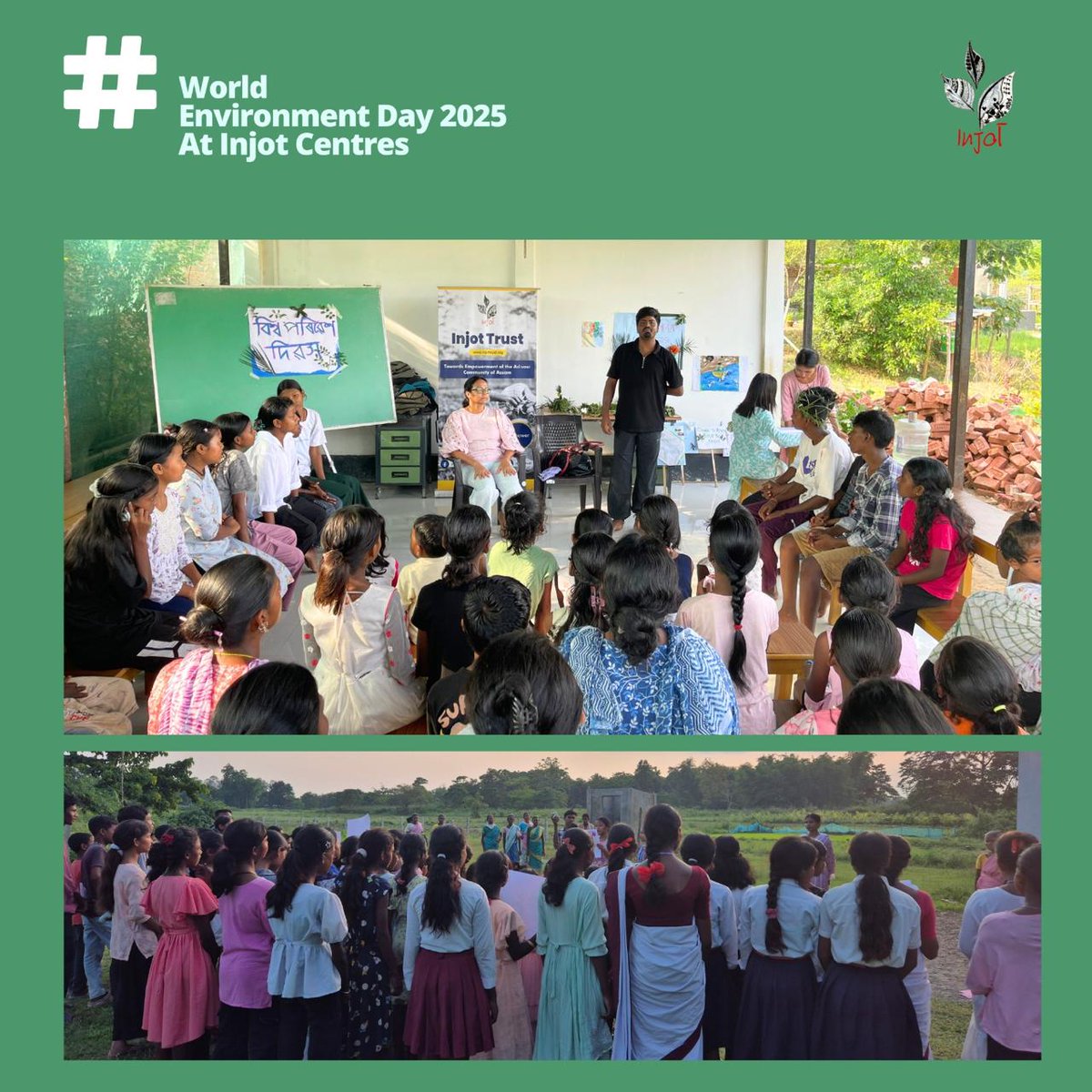 InjotTrust's tweet photo. Future Guardians of the Earth rose to action! 🌍 Children from Injot Centres led vibrant discussions &amp; marches, demanding adults ‘Stop Plastic Pollution’ &amp; leave a cleaner world. Their passion? Unstoppable!

#WorldEnvironmentDay #StopPlasticPollution #InjotTrust https://t.co/GZGzUNBXCW