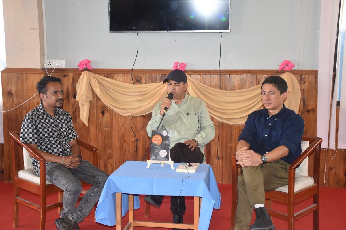 Anurag Basnet (@anuragbasnet82) on Twitter photo Over the last week we launched my translation of Sanjay Bista's This Place of Mud and Bone with <a href="/mona_chettri/">Mona Chettri</a> and <a href="/Lekhchhetri93/">Lekhnath Chhetri</a> at <a href="/rachnabooks/">Rachna Books®</a> and in Kalimpong. Both events were brilliantly moderated, and had much learnings and inspiration for me. Over the last week we launched my translation of Sanjay Bista's This Place of Mud and Bone with <a href="/mona_chettri/">Mona Chettri</a> and <a href="/Lekhchhetri93/">Lekhnath Chhetri</a> at <a href="/rachnabooks/">Rachna Books®</a> and in Kalimpong. Both events were brilliantly moderated, and had much learnings and inspiration for me.