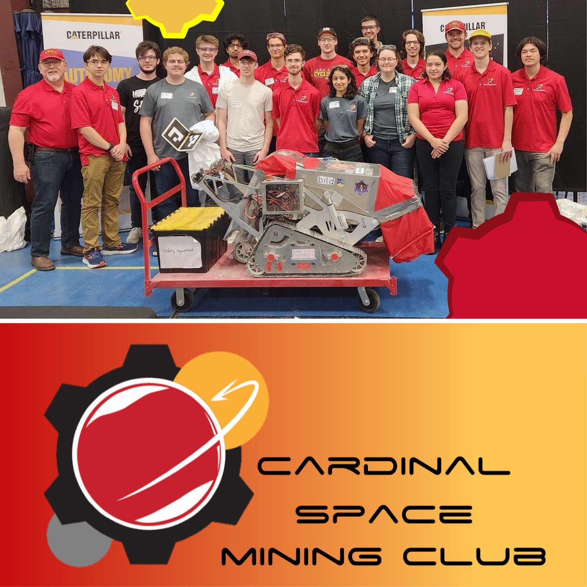 In 2024, Iowa State’s Cardinal Space Mining Club shared the grand prize at the NASA Lunabotics Challenge. After NASA cut down on the number of teams competing in 2025, the club set out to host their own competition, with help from a few sponsors: isu.foundation/444AZuO