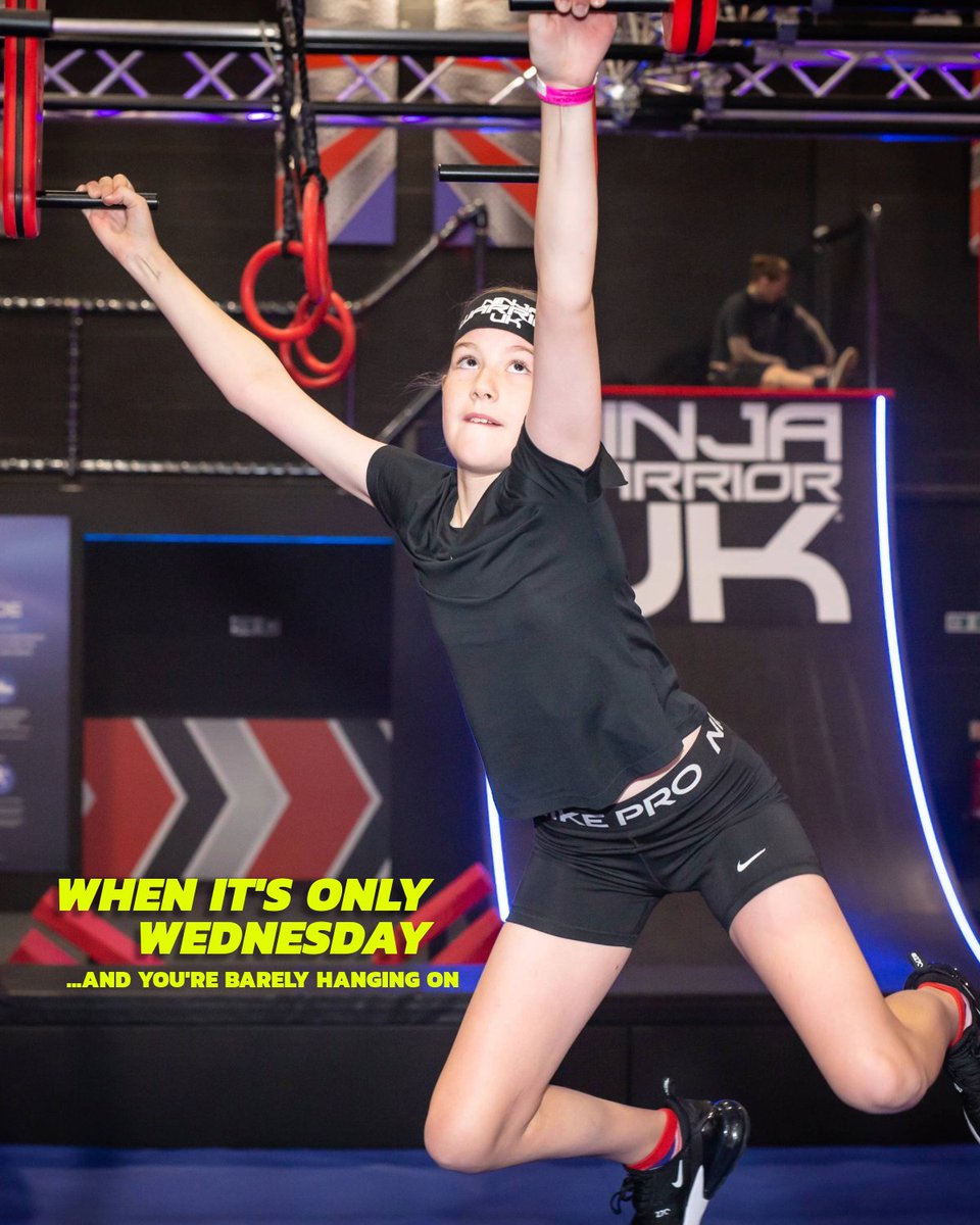 It's almost the weekend...right? 😅

#NinjaWarriorUK #WeekendVibes #Fitness #Challenge