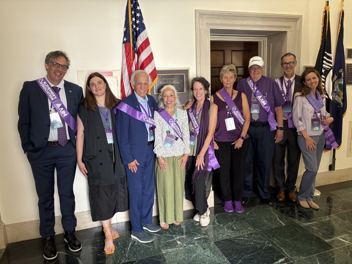 ALZmaine's tweet image. Great start to #ALZForum Hill Day! Met with @RepGolden staff to discuss how Congress can accelerate progress to #ENDALZ