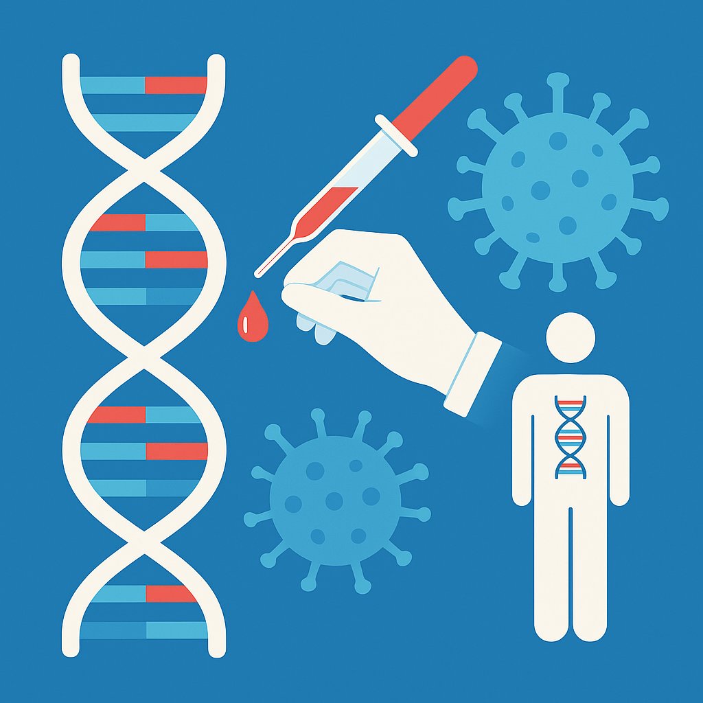 DNAFlare's tweet photo. Gene therapy is no longer a futuristic dream - it's real, and it's rewriting the rules of medicine.
Instead of treating symptoms, we fix the root cause: faulty genes.
✅ One shot can stop blindness
✅ Silence deadly mutations
✅ Restore missing proteins
It’s not magic. It’s molecular precision.

#GeneTherapy #DNAFlare #FutureOfMedicine