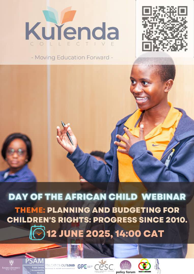 Please join us on the 12th of June 2025 to commemorate the Day Of The African Child. 

We’re exploring youth voices in economic policy &amp; education budgeting across Africa. Our Friends from Helping Our People Excel (HOPE) Liberia and Education for All Somalia will also be sharing