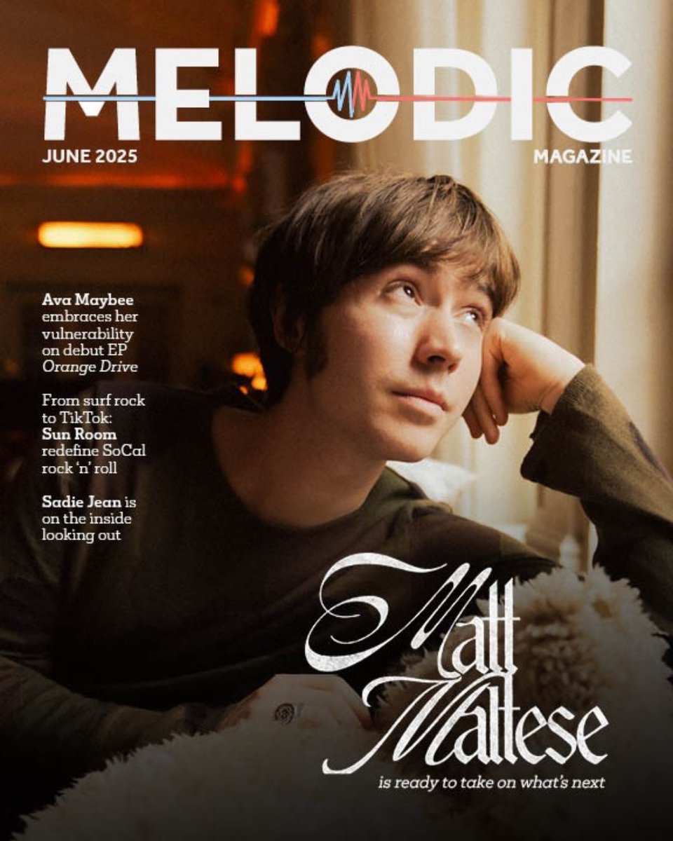 matthewmaltese's tweet image. my 1st cover 🗞️ thank you @melodicmag ❤️‍🔥