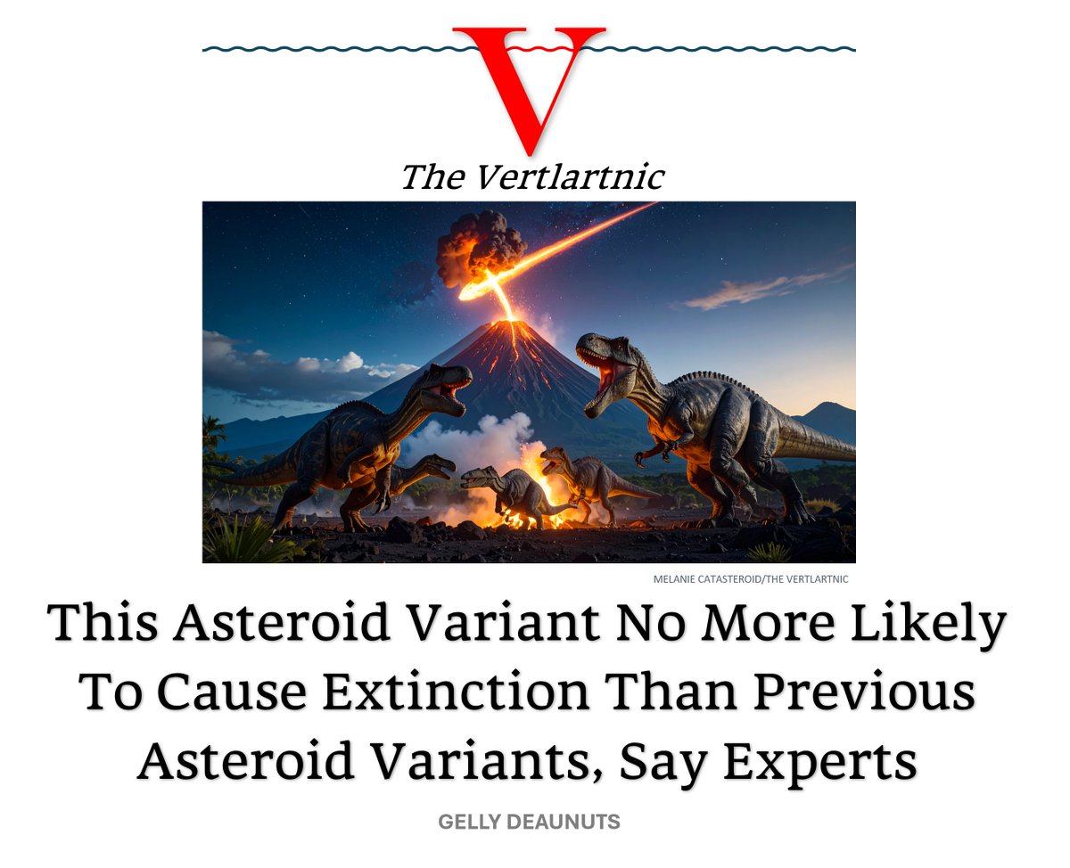 This Asteroid Variant No More Likely To Cause Extinction Than Previous Asteroid Variants, Say Experts