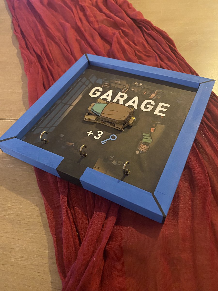 Alana Guidry 🇺🇦 (@darkguidry) on Twitter photo While playing Blue Prince together, my partner said “wouldn’t a Garage tile key holder be cool!” so naturally, I made it for her. <a href="/dogubomb/">Blue Prince Out Now!</a> #blueprince While playing Blue Prince together, my partner said “wouldn’t a Garage tile key holder be cool!” so naturally, I made it for her. <a href="/dogubomb/">Blue Prince Out Now!</a> #blueprince
