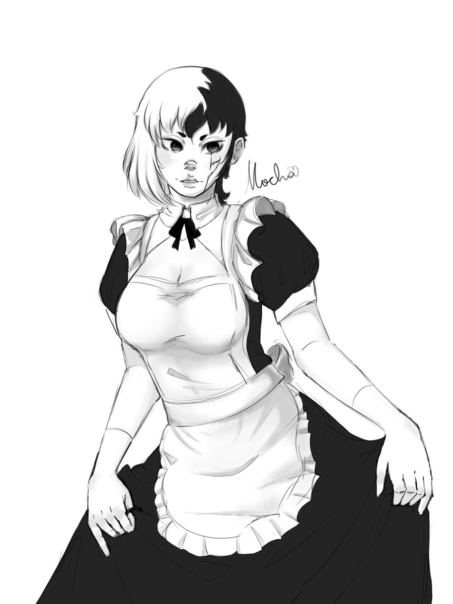 kohakuflowerss's tweet image. A new task for the mentalist ☕

Just a quick sketch || #drstone #asagirigen #femaleversion #maid #drawing #fanart #digitalart #animanga ||