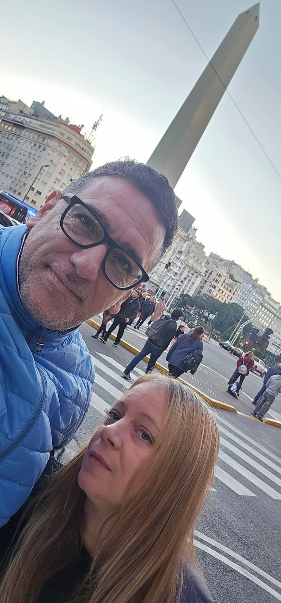 Ya en el obelisco 💪🇦🇷🇦🇷🇦🇷