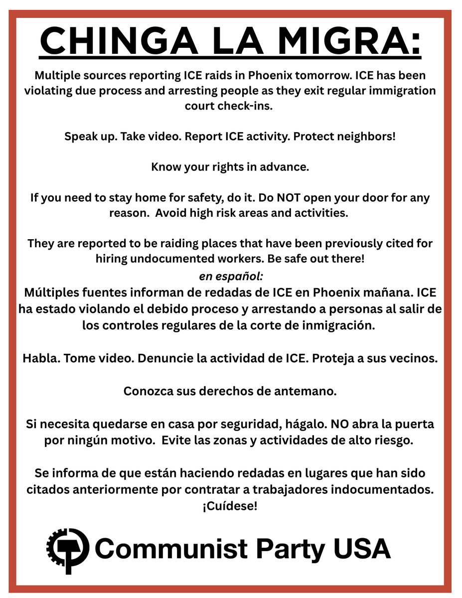 🚩CPUSA Phoenix 🌵 tweet media