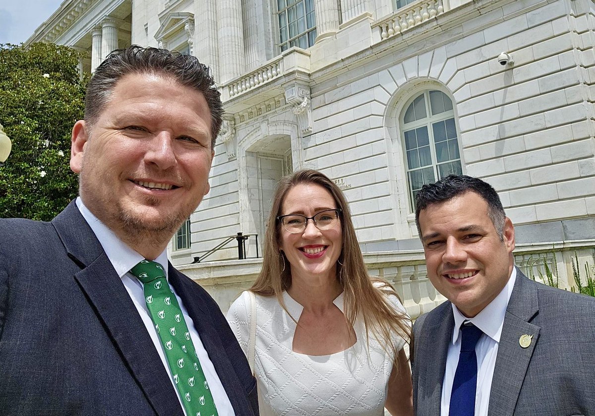 On the Hill, today for <a href="/AFPhq/">Americans for Prosperity</a>’s 2025 #CapCon! 

Great meetings, encouraging Missouri’s federal delegation to make the Tax Cuts and Jobs Act PERMANENT! 

Missouri families and businesses can’t afford to pay more taxes!