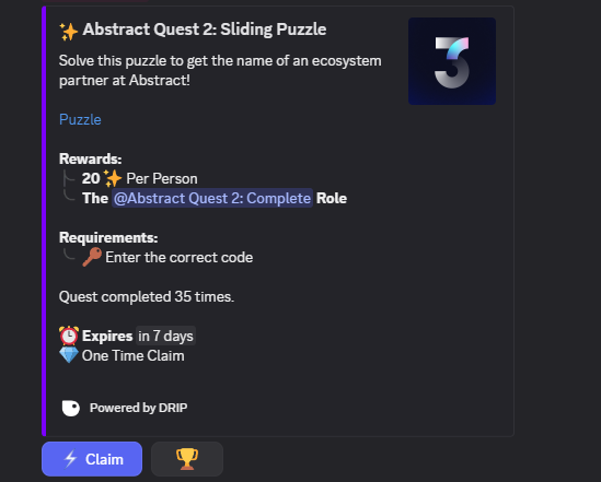 TimoCulz's tweet photo. t3rn drop new quest for t3rn travelers and ready to connect @AbstractChain.

Show them you are real t3rn army enough ⤴️💪⤴️ https://t.co/NehlzZhPrO