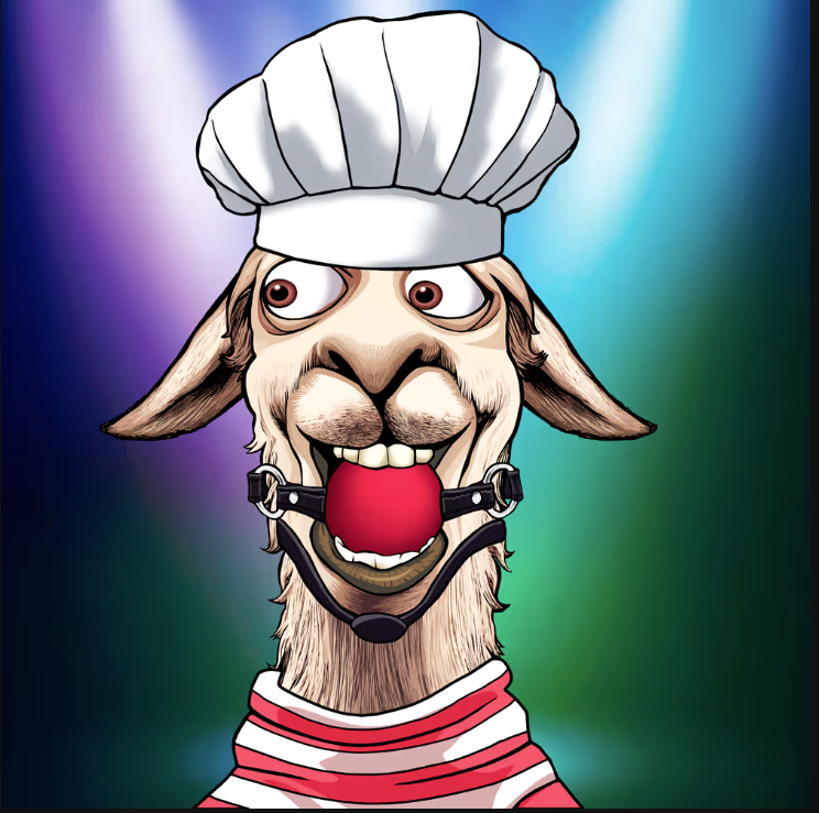 .<a href="/lallamapic/">La Llama Politically Incorrect Club</a> &amp; <a href="/vtopiaio/">VTOPIA</a>  are cooking right now .. but I cannot tell you (just yet) 🦙🧑‍🍳🤫
opensea.io/collection/lal…
