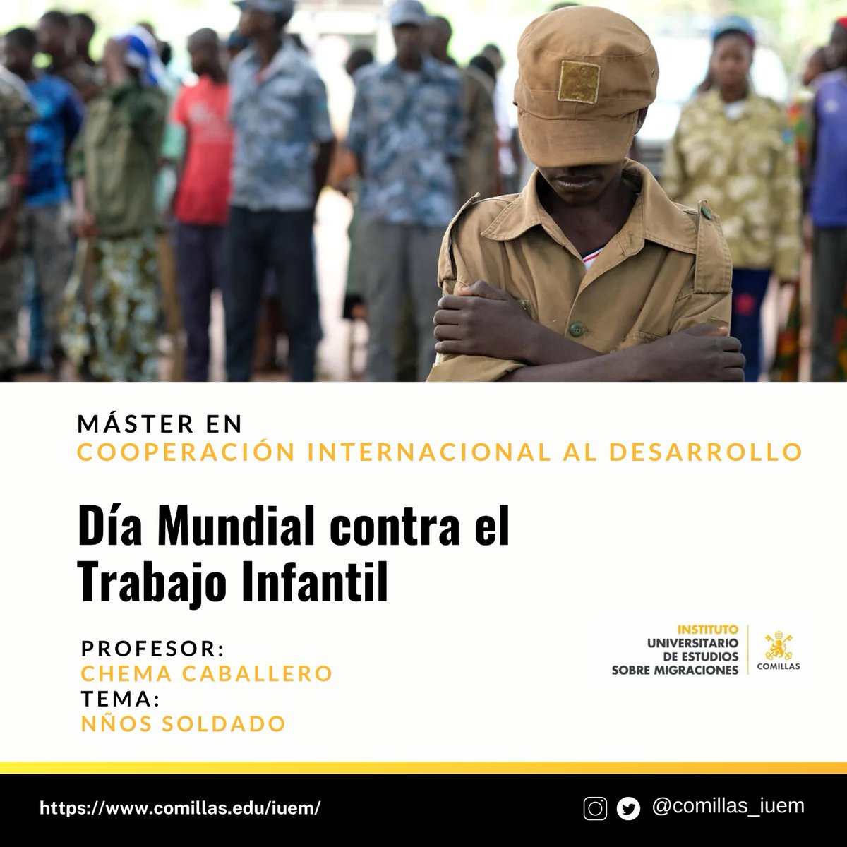 🌍 12 de junio | Día Mundial contra el Trabajo Infantil 🚫👧🏾🧒🏽

Hoy nos sumamos a la conmemoración del #DíaMundialContraElTrabajoInfantil, una fecha para recordar que millones de niñas y niños en el mundo siguen viéndose privados de sus derechos más básicos.