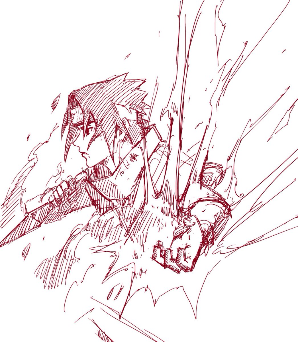 UncleXiaohan's tweet image. 画给朋友的图
#sasukeuchiha