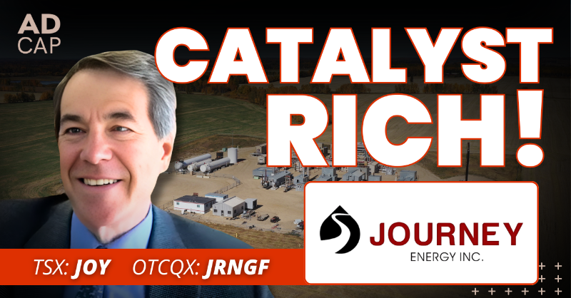 adelaide_cap's tweet photo. ICYMI ⏩ Catch our latest webinar with @joy_energyinc for an operational update.

Journey Energy President &amp; CEO, Alex Verge, digs into the latest company news and future plans!

🔗 WATCH HERE: https://t.co/HLpGLayEZd

★ TSX: $JOY // OTCQX: $JRNGF ★

#JourneyEnergy $JOY.to #JOY