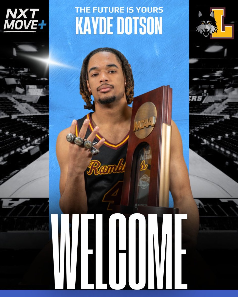 NXT MOVE+ (@nxtmoveplus) on Twitter photo Welcome Kayde Dotson <a href="/iamkaydedotson/">iamkaydedotson</a> to the NXT MOVE+ roster ⏩ officially signed to Loyola University Chicago. #NXTMovePlus #TheFutureIsYours #LoyolaChicago #Ramblers #NIL 🏀 Welcome Kayde Dotson <a href="/iamkaydedotson/">iamkaydedotson</a> to the NXT MOVE+ roster ⏩ officially signed to Loyola University Chicago. #NXTMovePlus #TheFutureIsYours #LoyolaChicago #Ramblers #NIL 🏀