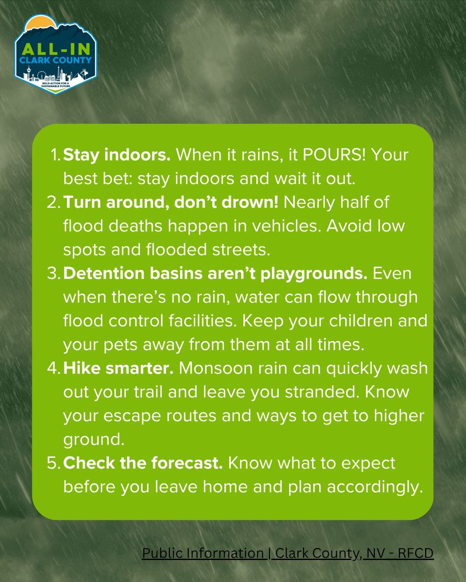 It’s #MonsoonAwarenessWeek. ⛈️ As our friends at <a href="/RegionalFlood/">Regional Flood</a> say, #WaterAlwaysWins. Follow these tips to stay safe this monsoon season.