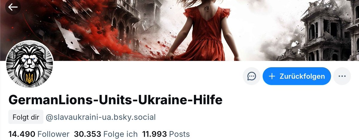 Denkt bitte daran, wirklichf/GermanLions  auch auf BSKY zu stoppen. Melden und blocken!