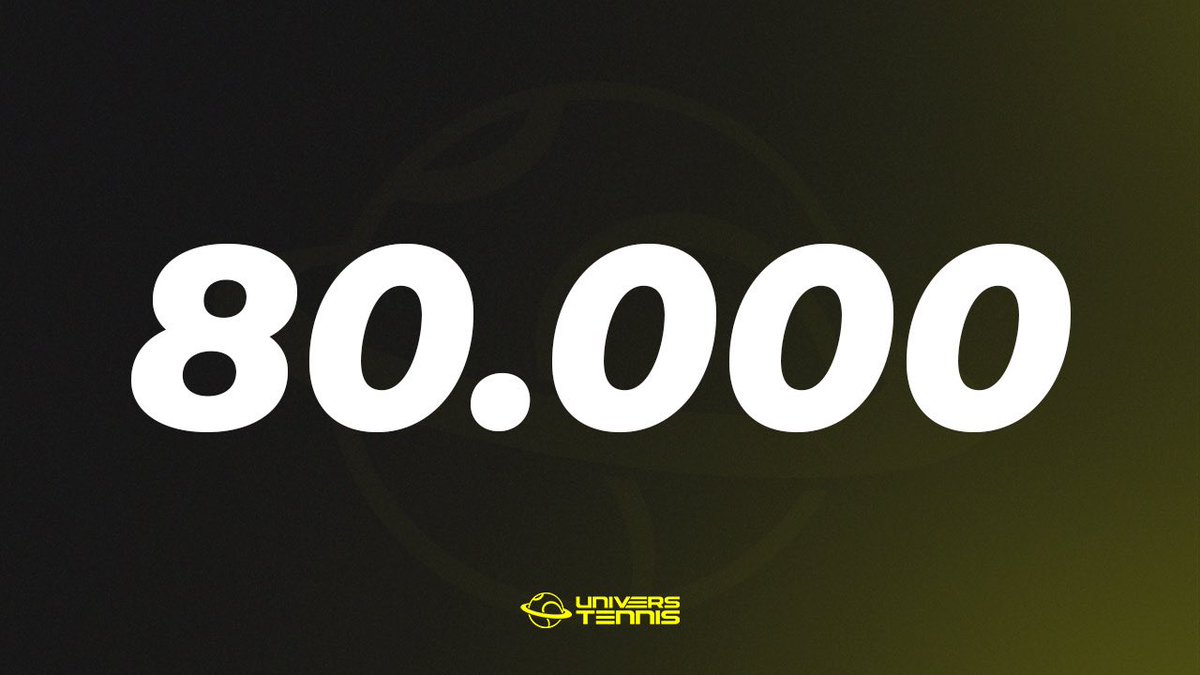 🎉 8️⃣0️⃣.0️⃣0️⃣0️⃣ 🎉

Deux mois après avoir dépassé les 70.000 abonnés, nous sommes déjà plus de 80.000. 🤯

Juste un petit message pour vous remercier de votre présence et votre activité. 💛 

On fait les 100.000 cette année ou pas ? 👀