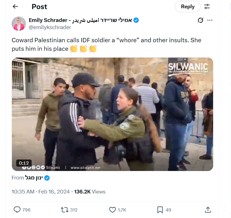 extendedtips's tweet image. So @AnaKasparian doesn't like facts? Well, here's a fact: You reject Ana's assertion that Israel is violating the rights of Palestinian civilians while advocating for Israel to violate the rights of Palestinian civilians.