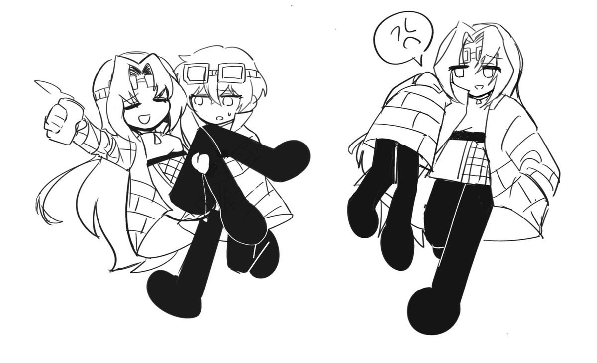 midd1echi's tweet image. 낙서