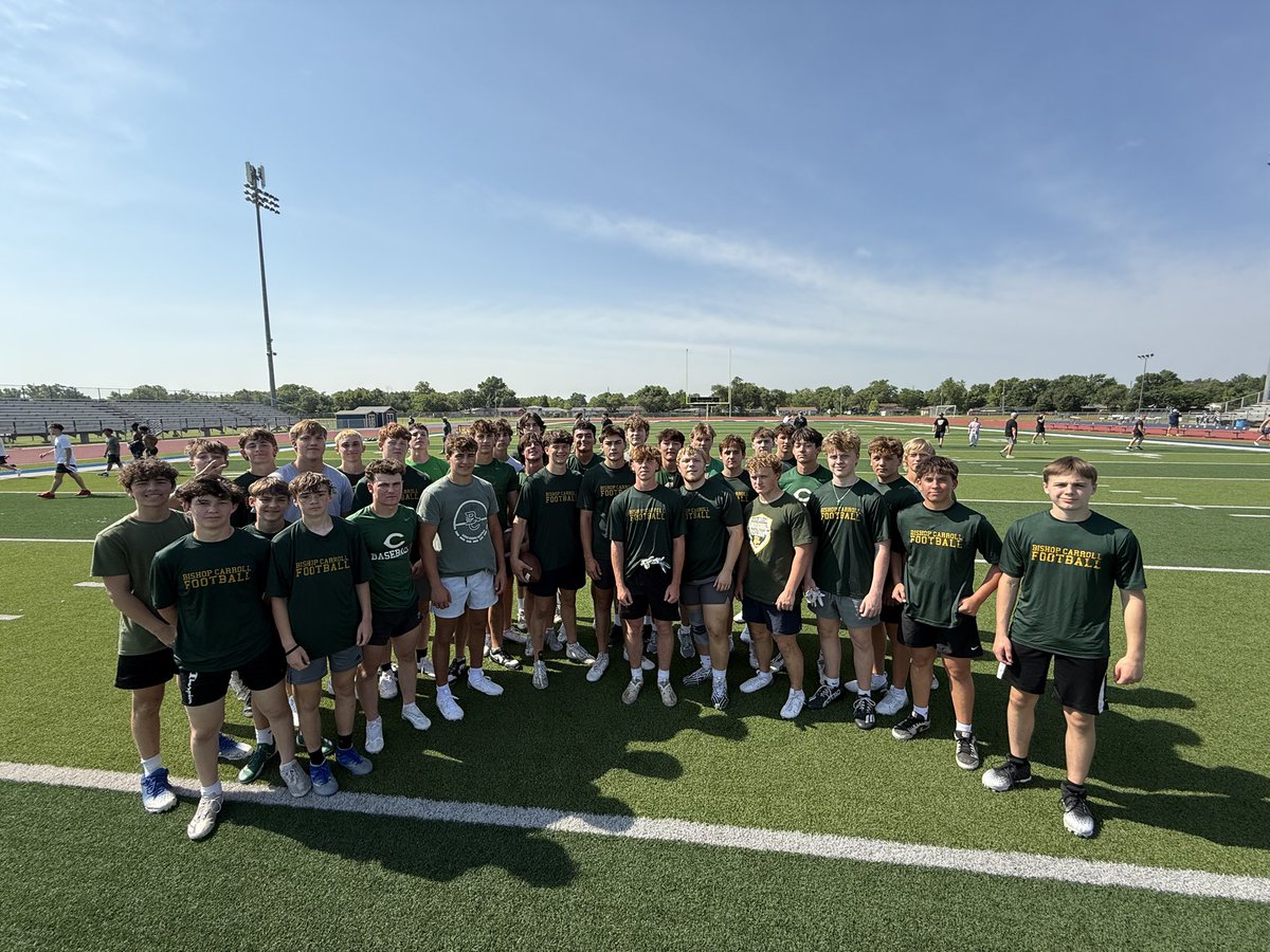 Bishop Carroll Football (@bcchs_football) on Twitter photo Great time today at 7 on 7 with <a href="/NWGRIZZLYFB/">NORTHWEST FOOTBALL</a> and <a href="/Mav_Football/">MSHS Mav Football</a> everyone getting better! Great time today at 7 on 7 with <a href="/NWGRIZZLYFB/">NORTHWEST FOOTBALL</a> and <a href="/Mav_Football/">MSHS Mav Football</a> everyone getting better!