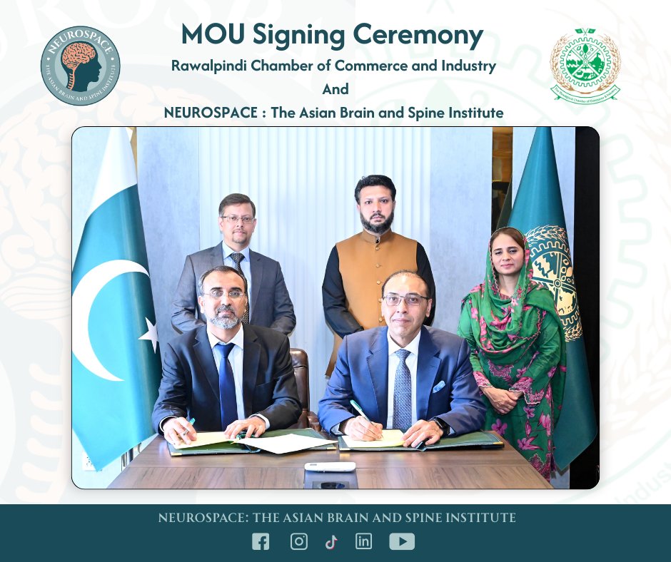 neurospaceX's tweet photo. Weโre delighted to share that #Neurospace โ The Asian Brain & Spine Institute has signed an MOU with the @rcciofficial to deliver specialized #brain & #spine care to #RCCI members & affiliates, ensuring they receive expert, timely healthcare tailored to their needs. https://t.co/y4Ul9g83Ud