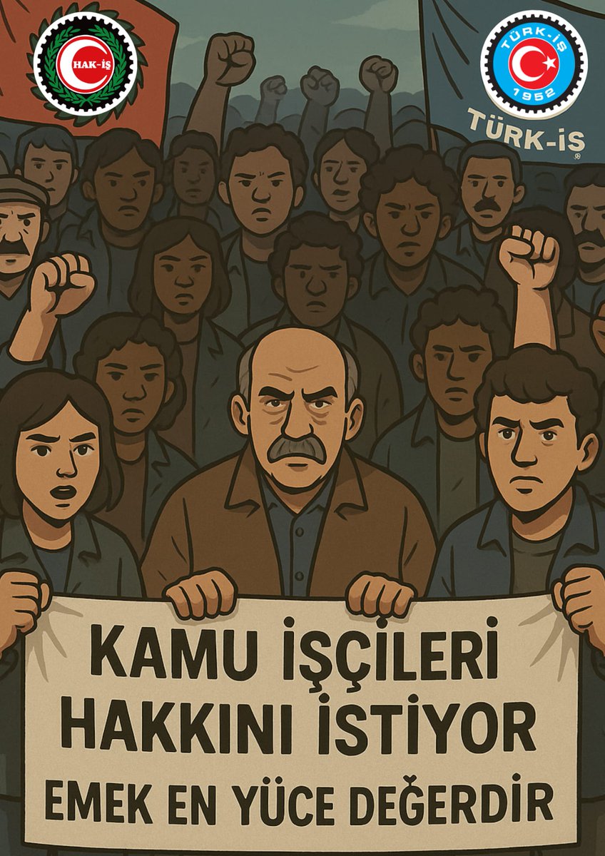 KARAYOLLARI İŞÇİ PLATFORMU (@tckplatformu) on Twitter photo Emeğimize saygı istiyoruz.
Kamu İşçisi Geçinemiyor.
MüzakereYoksa MücadeleVar
<a href="/turkiskonf/">TÜRK-İŞ</a> <a href="/hakiskonf/">HAKİŞ KONFEDERASYONU</a> <a href="/isikhanvedat/">Prof. Dr. Vedat Işıkhan</a> Emeğimize saygı istiyoruz.
Kamu İşçisi Geçinemiyor.
MüzakereYoksa MücadeleVar
<a href="/turkiskonf/">TÜRK-İŞ</a> <a href="/hakiskonf/">HAKİŞ KONFEDERASYONU</a> <a href="/isikhanvedat/">Prof. Dr. Vedat Işıkhan</a>