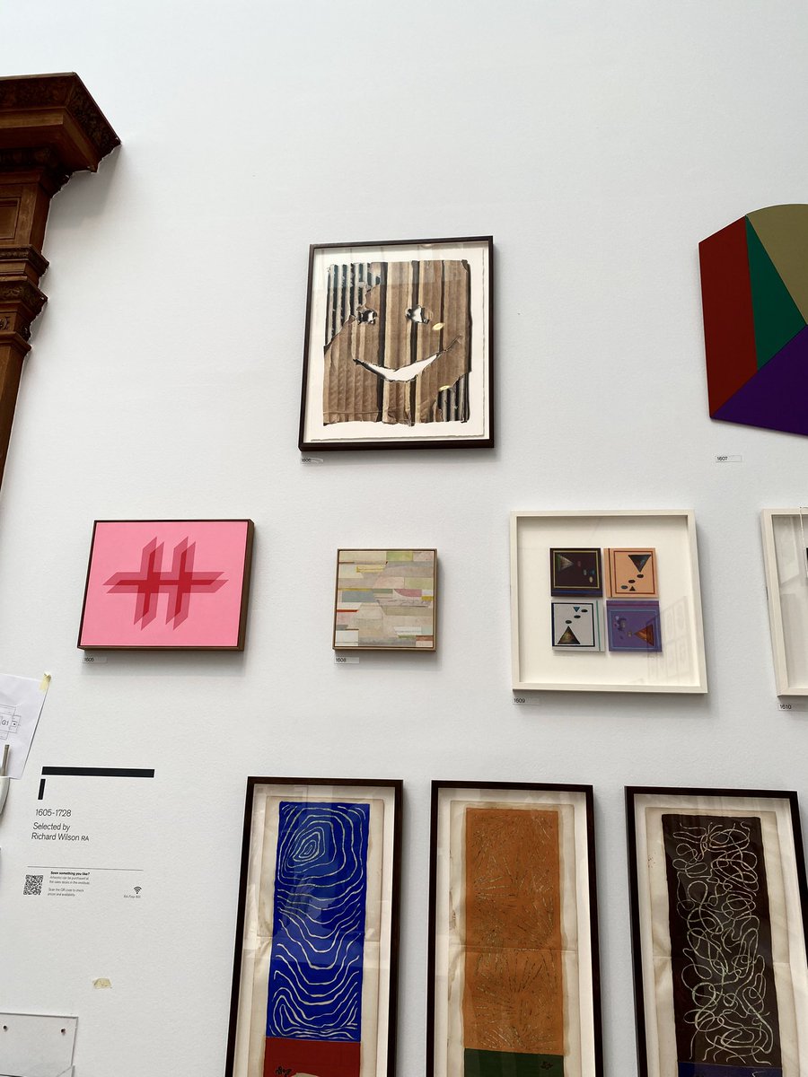 Here’s a photo from Varnishing Day yesterday of one of the two works I got selected for the @royal Summer Exhibition by Richard Wilson RA More photos to come.

Well done everyone who got in. If you didn’t make it this time, then it’s your turn next year 👍