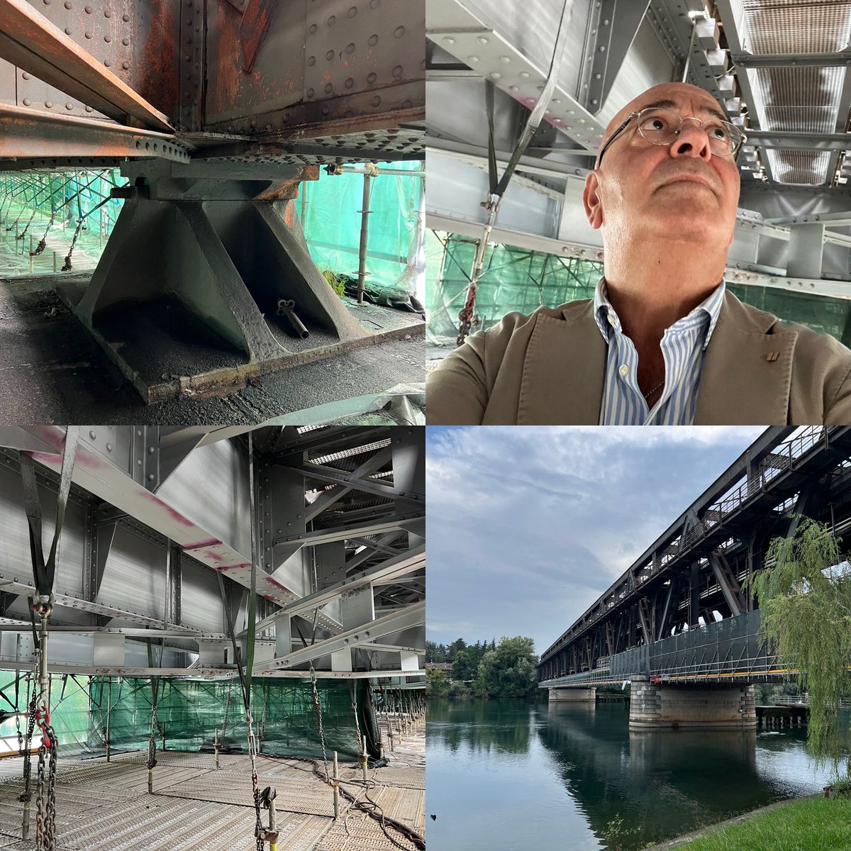 #underbridgescaffolding. Gli appoggi (Vincoli strutturali) sono fondamentali perché permettono alla travata di "sedersi" sulla sottostruttura, consentendo al contempo alcuni gradi di libertà di movimento.