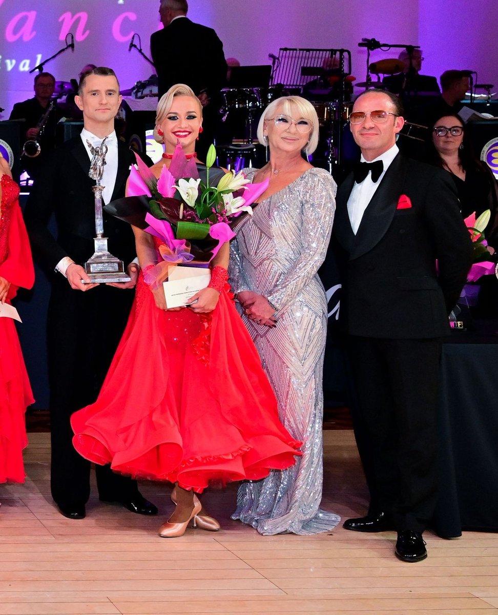 Huge congratulations to our Sponsored Dancers, Vadym Negrebetskyi &amp; Kornelia Kopaczynska for their first performance at the Blackpool Dance Festival as Professionals, what a success it was👏