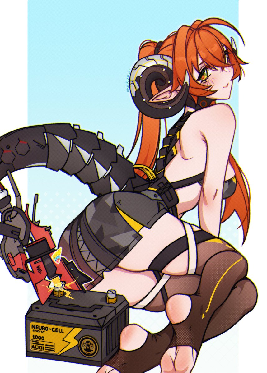 Orphie and tail recharging...
#zzzero