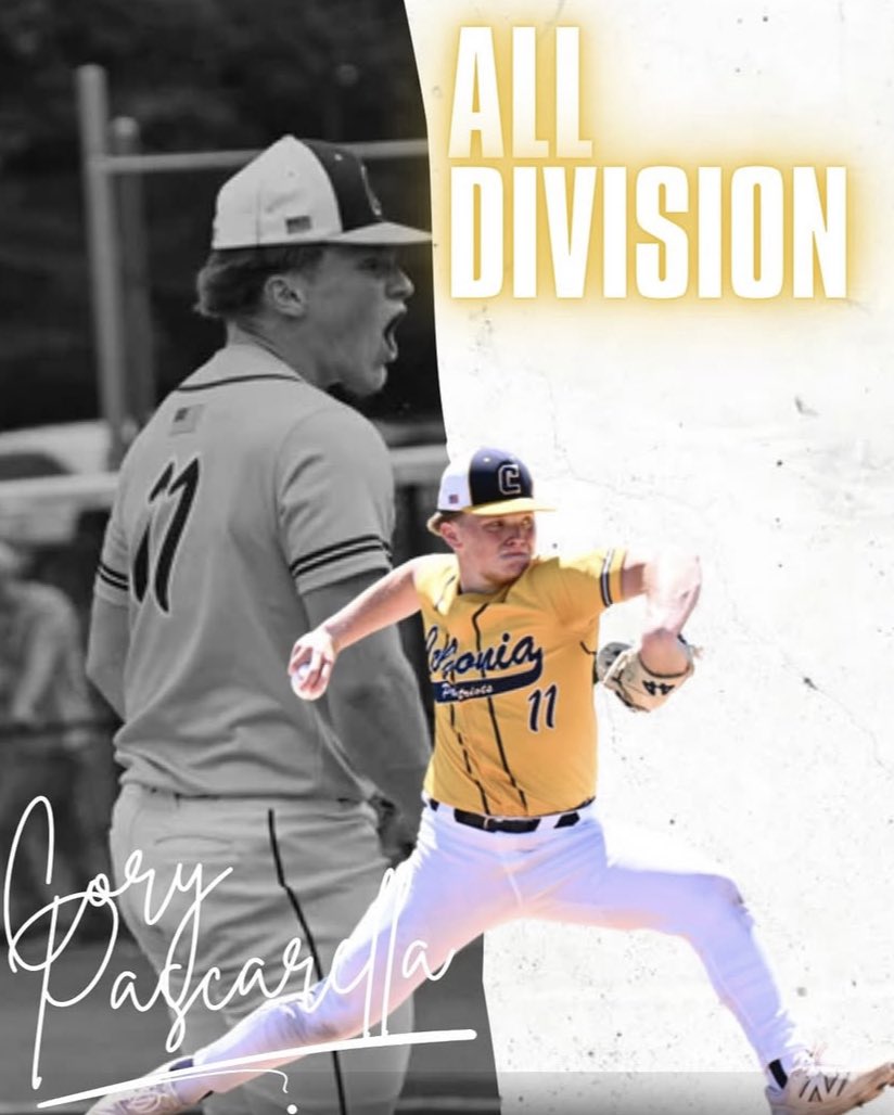 Cory Pascarella (@corypascarella) on Twitter photo What a season to remember, and what an impact <a href="/ColoniaBaseball/">Colonia HS Baseball</a> has had on my life.
67 IP
0.42 ERA
123 K
In 3 seasons
170.1 IP
0.90 career ERA
245 Career Ks
22 ER
.326 BA
28 H
22 Rbi What a season to remember, and what an impact <a href="/ColoniaBaseball/">Colonia HS Baseball</a> has had on my life.
67 IP
0.42 ERA
123 K
In 3 seasons
170.1 IP
0.90 career ERA
245 Career Ks
22 ER
.326 BA
28 H
22 Rbi