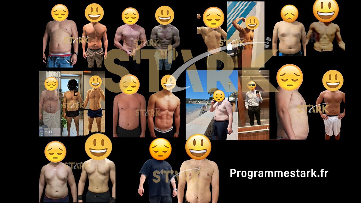 Spoder_Lee's tweet image. Pour tous les skinny fat qui veulent changer durablement et sainement sans se prendre la tête.

En plus du programme,le programme cardio et la diète personnalisée ce qui fera vraiment la diff c&apos;est le suivi et les réponses 7j/7 

🔗Programmestark.fr