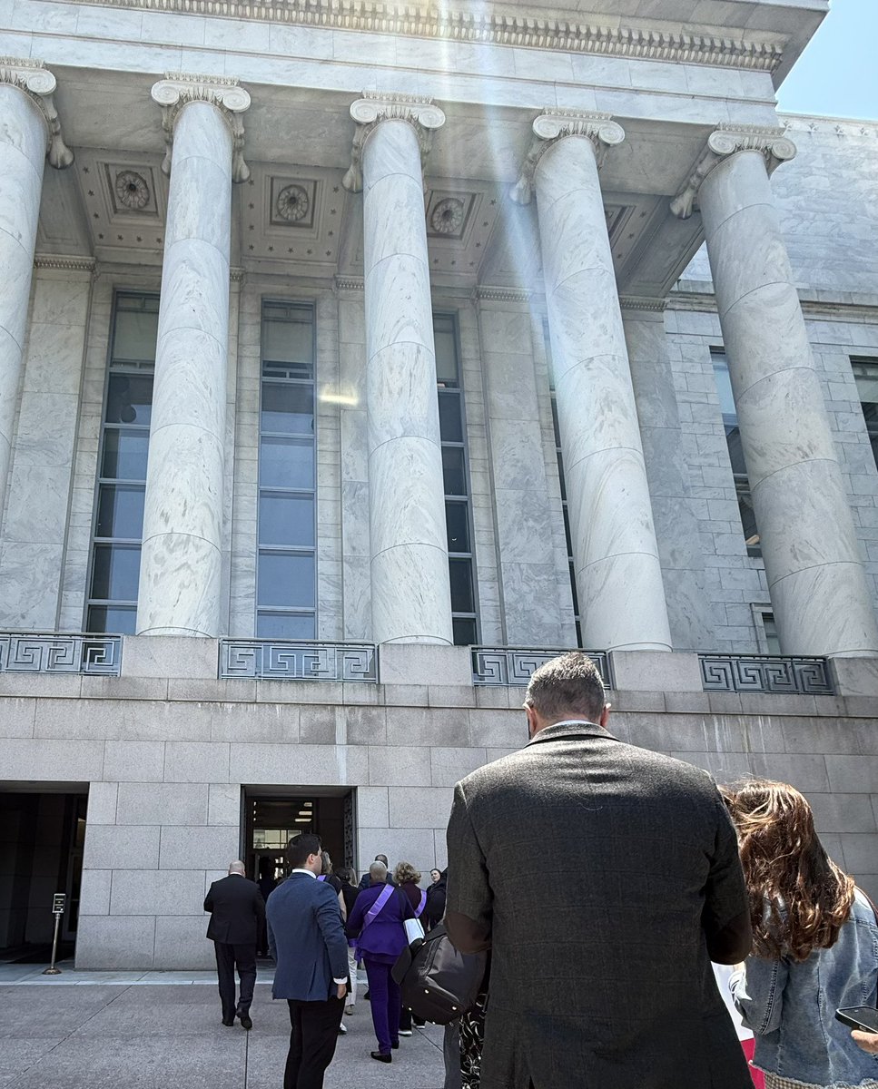 Long lines to get into the legislative offices today but it has been a great opportunity to meet people advocating on various issues from all over the country!